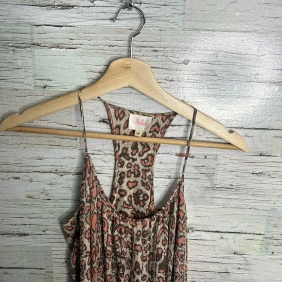 Parker mini leopard  print dress pink brown size small - Picture 3 of 7